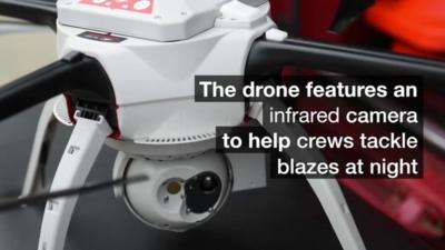 Fire brigade drone