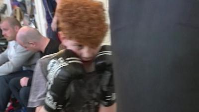 Child boxing