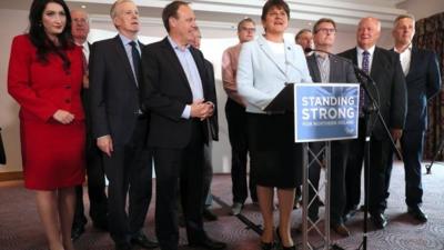 DUP leader and MPs