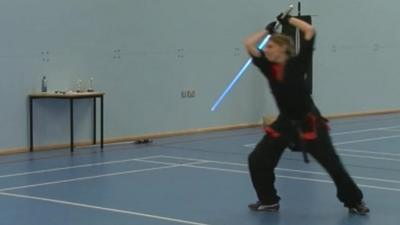 The national lightsaber combat championships