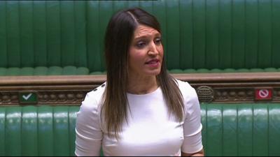 Labour's Dr Rosena Allin-Khan questions Health Secretary Matt Hancock in the House of Commons