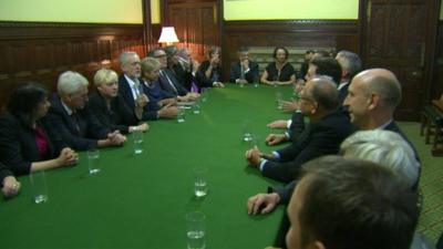 Labour Shadow Cabinet meeting