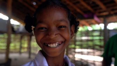 A child from India's Telangana state