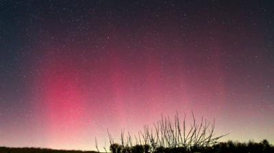 Northern lights over Oxfordshrie