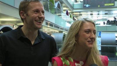 Laura Trott and Jason Kenny