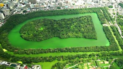 A Kofun, a burial mound