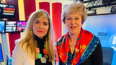 Prime Minister Theresa May takes calls on the BBC News Channel and BBC Radio 5 Live in a special programme presented by Emma Barnett.