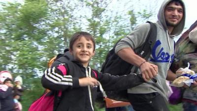 Migrants in Botovo