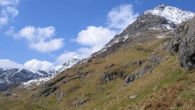 Pyg track on Snowdon