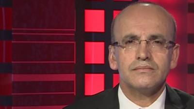 Turkey's deputy prime minister Mehmet Simsek