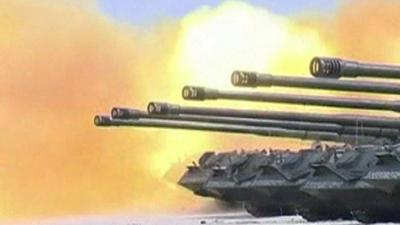 Tanks in North Korea