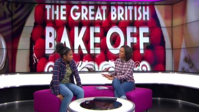 Junior Bake Off champ Amari talks to Newsround's Leah