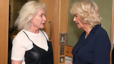 The Duchess of Cornwall meets Debbie Harry