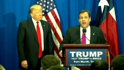 Donald Trump and Chris Christie