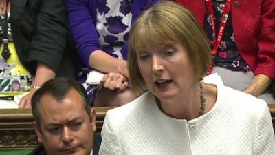 Harriet Harman at PMQs