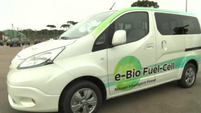 Nissan e-bio fuell cell vehicle