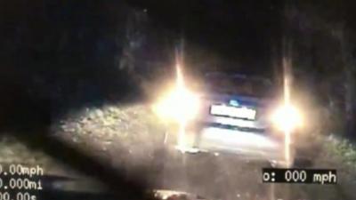 Car in police pursuit