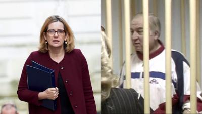 Amber Rudd and Sergei Scripal