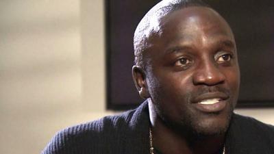 Senegalese born hip-hop musician Akon