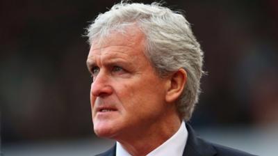 Stoke boss Mark Hughes