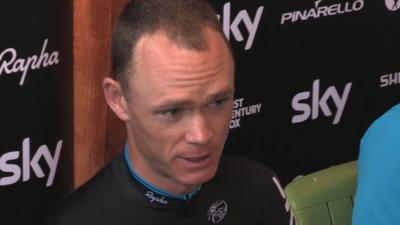 Team Sky's Chris Froome