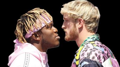 KSI and Logan Paul face off