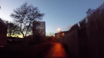 Likely route boys took