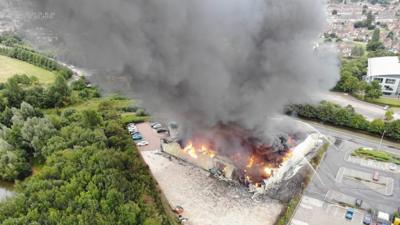 Fire at Prologis Park, Coventry