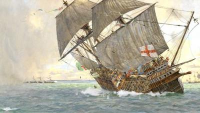 The Mary Rose painting