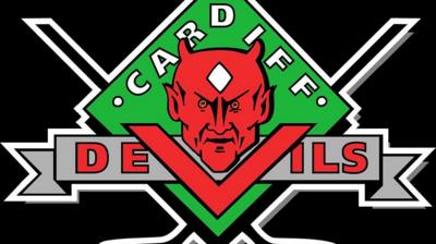 Cardiff Devils badge 1986