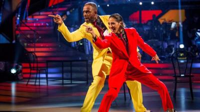 Charles Venn dances with Karen Clifton