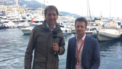 Tom Clarkson and Allan McNish