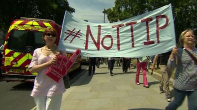 TTIP protest