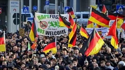 Right-Wing Groups Rally Following Cologne Sex Attacks