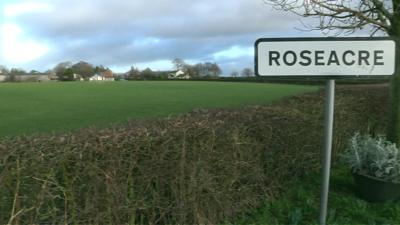 Roseacre sign