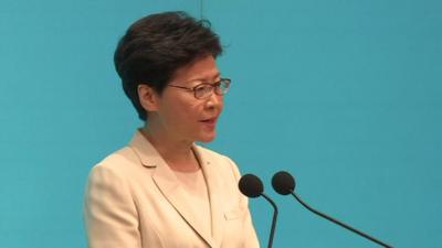 Hong Kong's leader Carrie Lam