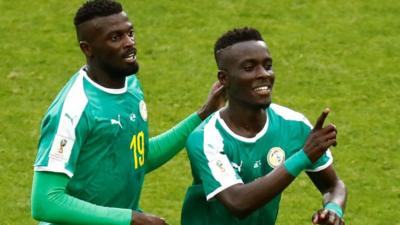 Gueye's deflected shot gives Senegal the lead