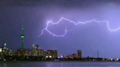 Lightning over Toronto