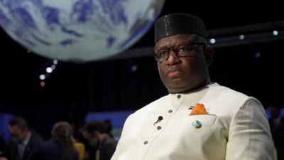 Sierra Leone's President Julius Maada Bio