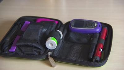 Equipment used by diabetes sufferers