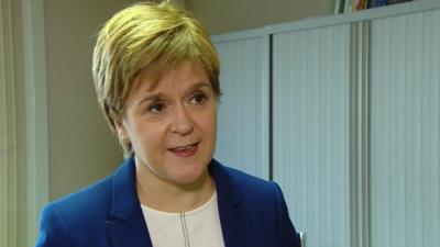 Nicola Sturgeon has said Theresa May "deserves thanks for her service".