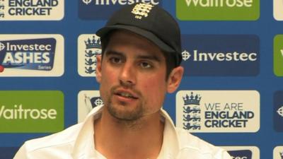 England captain Alastair Cook