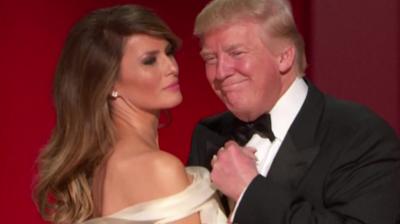 Melania and Donald Trump