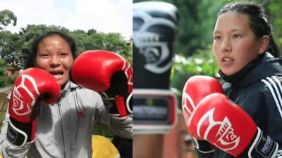 Roshni and Alisha, aspiring Gurkhas