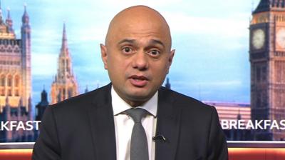 Health Secretary Sajid Javid