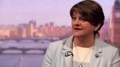 Arlene Foster, leader of the DUP, has once again reiterated that the party cannot support the withdrawal agreement.