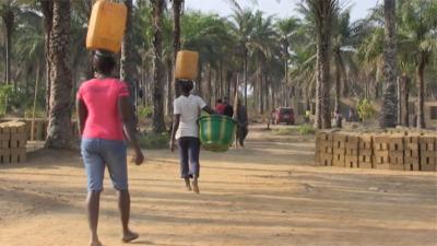 Residents in Sierra Leone