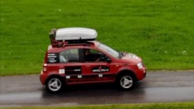 Fiat Panda in the Mongol Rally