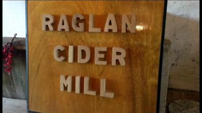 Raglan Cider Mill sign