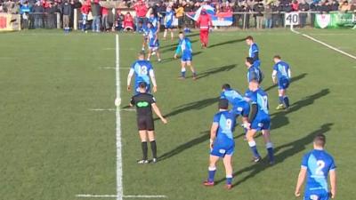 The Challenge Cup first round between Millom and Red Star Belgrade